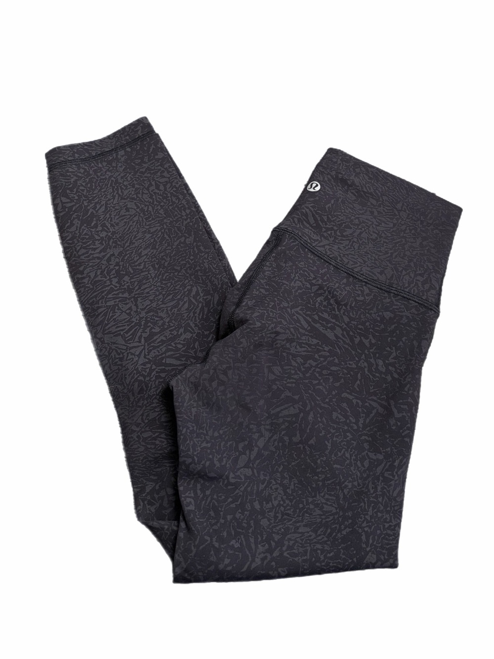 NWOT Lululemon Wunder Train High-Rise Crop 23” (Crunch Black) Size 4